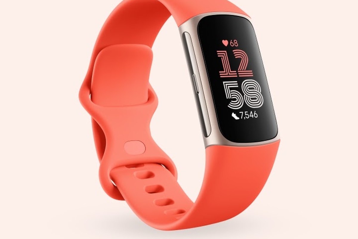 Fitbit Charge 6 — detail crop from the cited public reference image.