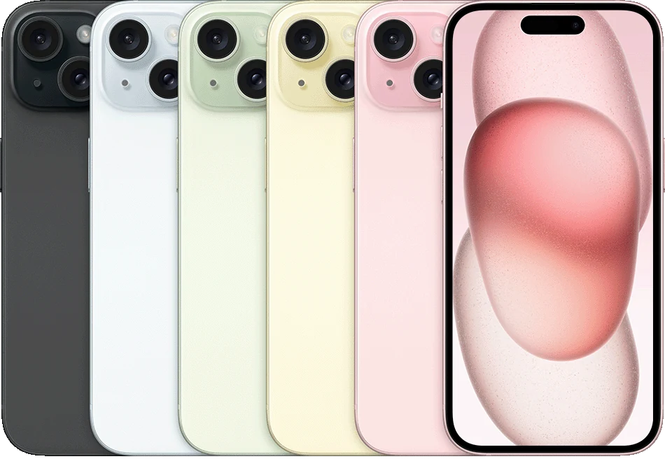 Apple iPhone 15 — manufacturer product photograph