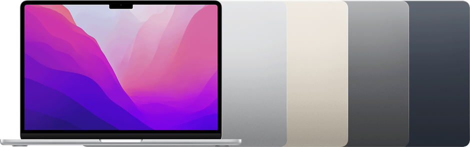 Apple MacBook Air 13-inch (M2, 2022) — product reference photograph