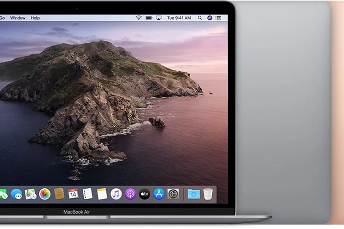 Apple MacBook Air (Intel, 2020) — detail crop from the cited public reference image.
