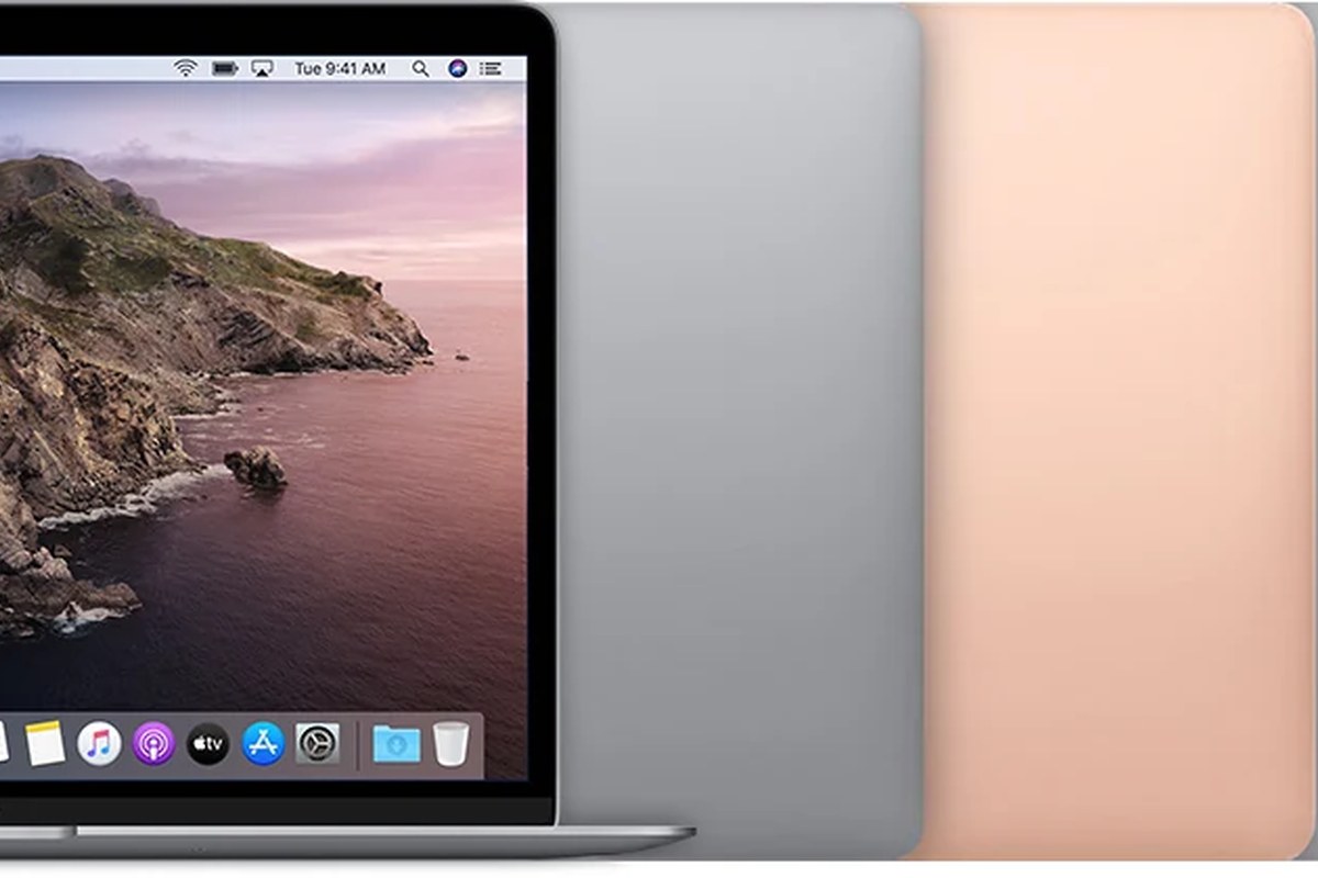 Apple MacBook Air (Intel, 2020) — detail crop from the cited public reference image.