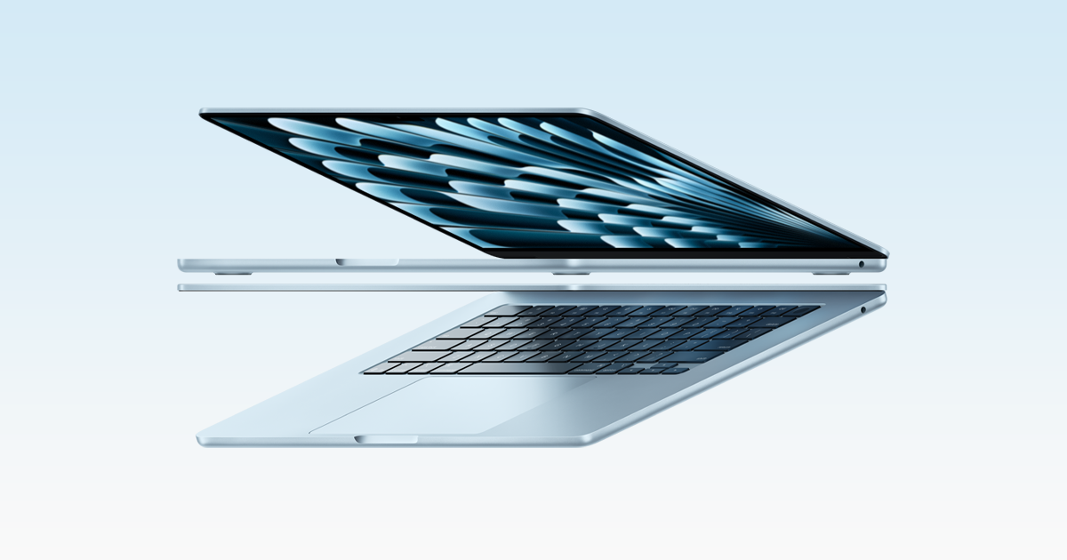 Apple MacBook Air 13-inch (M5) — manufacturer product photograph