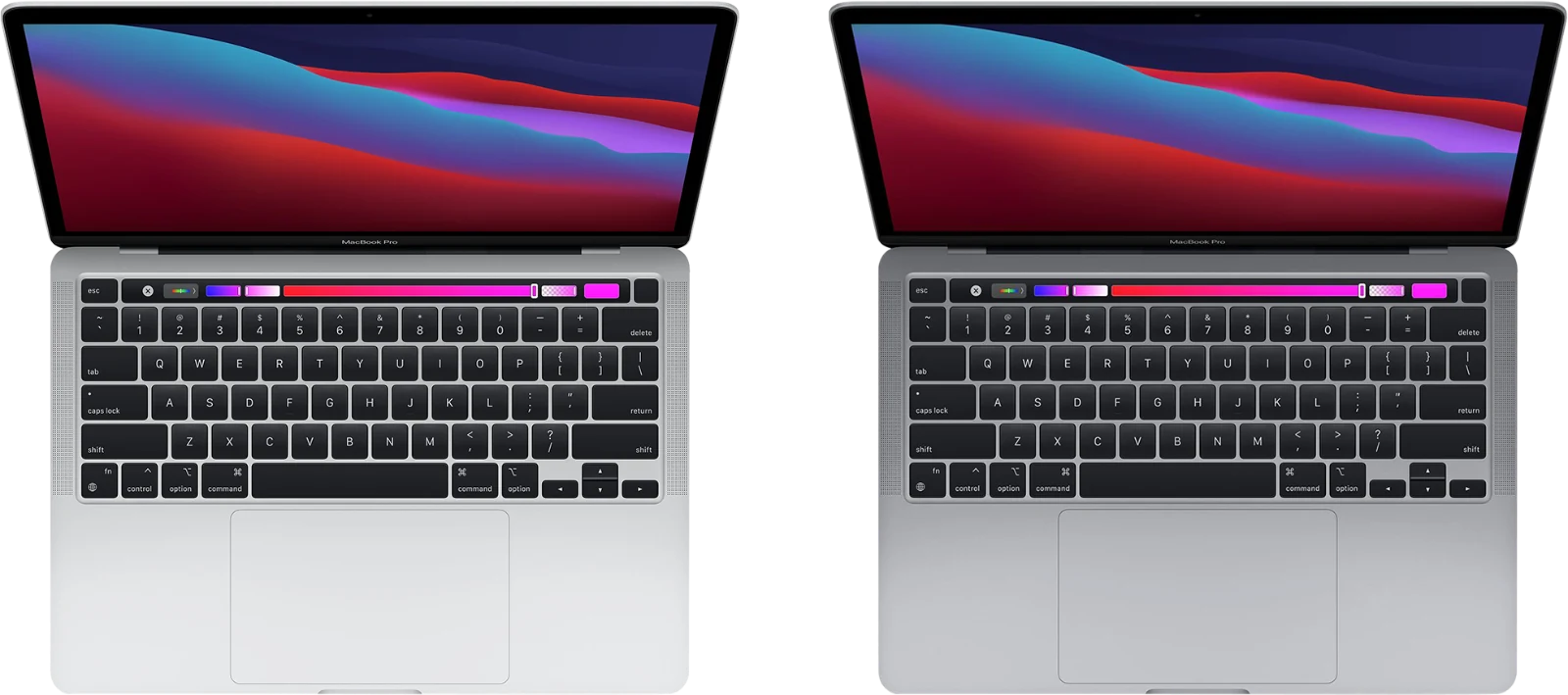 Manufacturer product view for MacBook Pro 13-inch (M1, 2020).