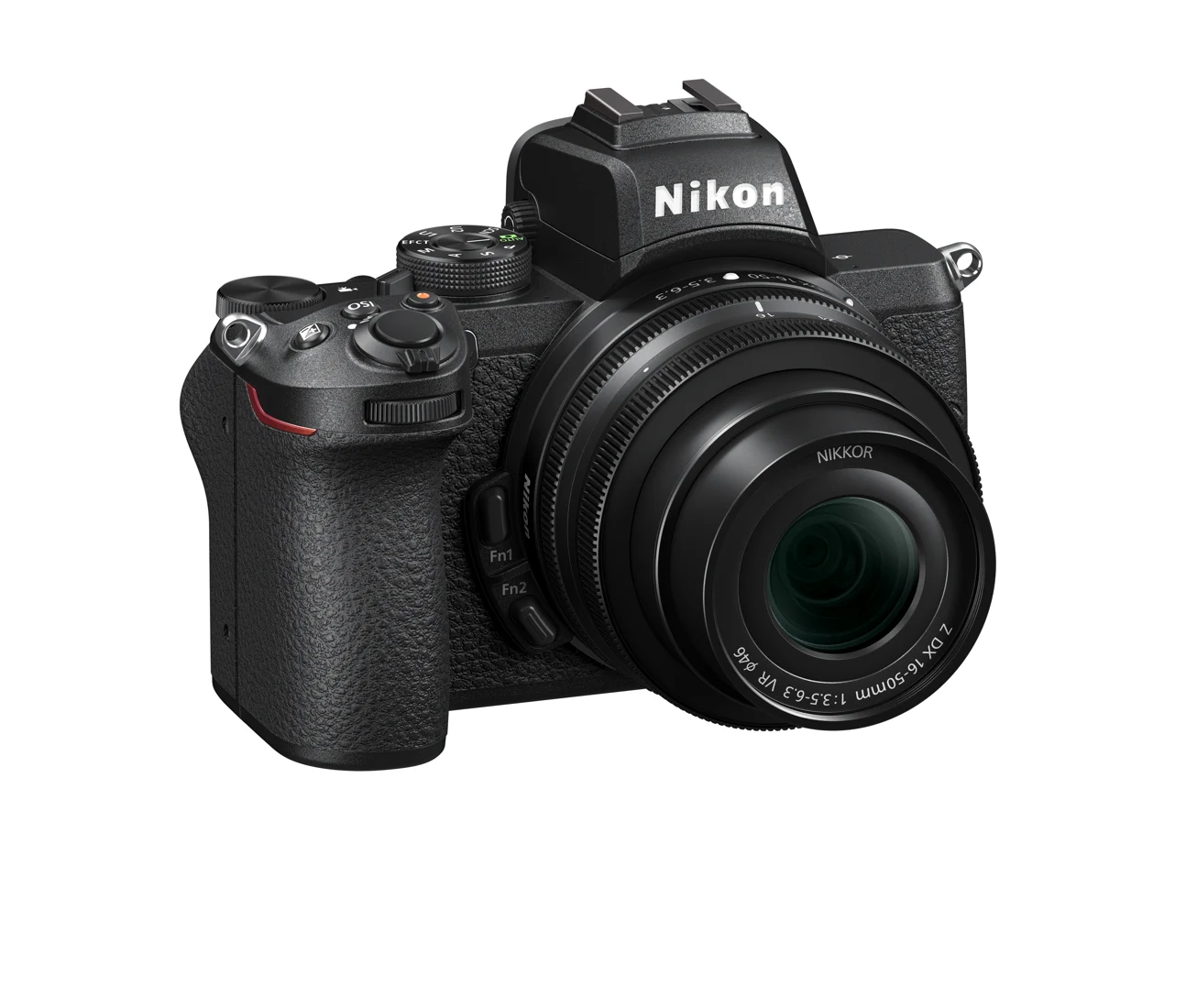 An angled view of the compact DX body.