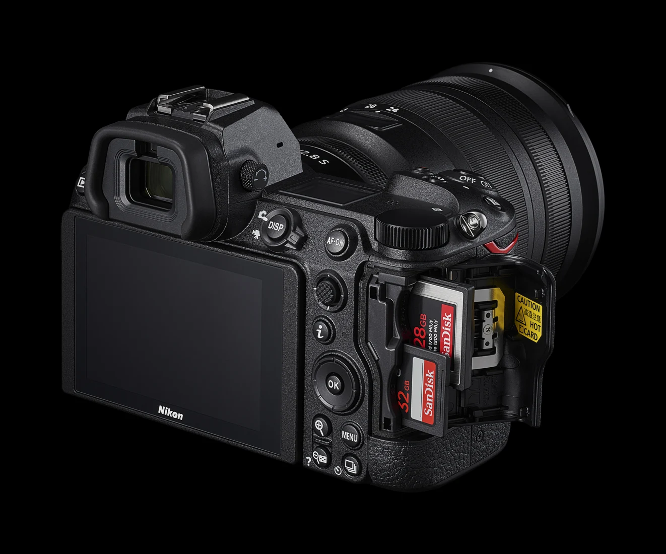 The Z 6II uses two different card formats, which affects card and reader purchases.