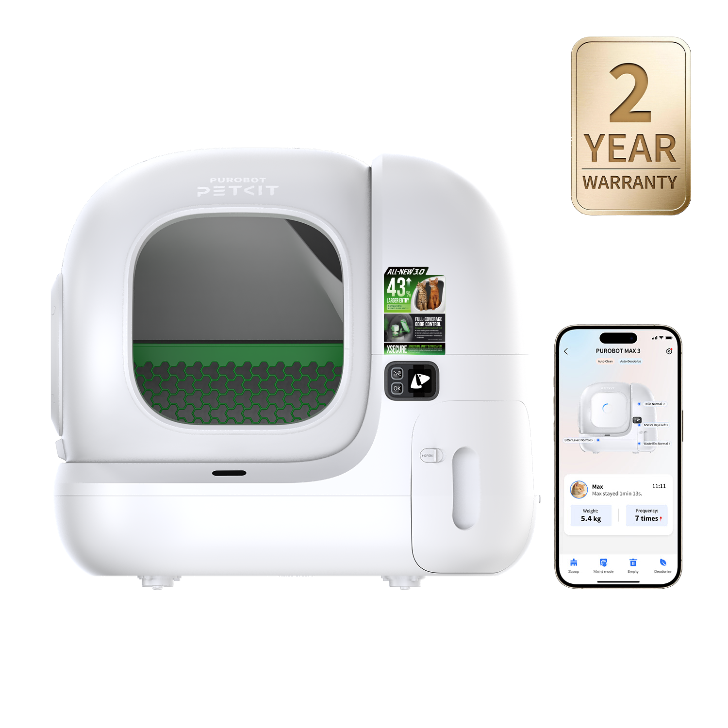 PETKIT Purobot Max 3 — manufacturer product photograph