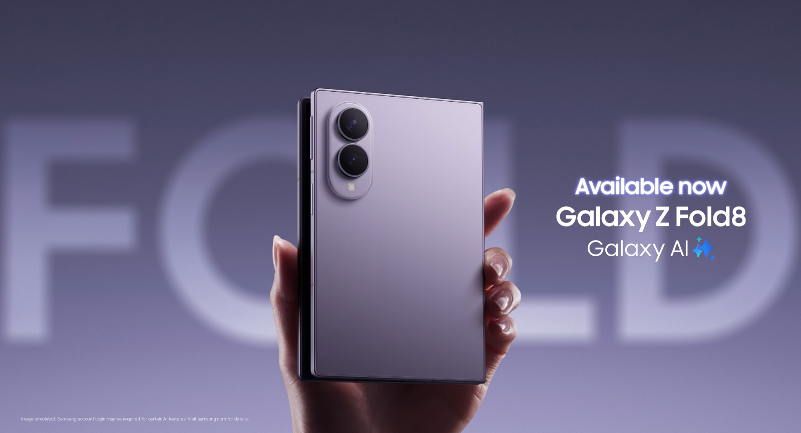 Samsung Galaxy Z Fold8 — manufacturer product photo