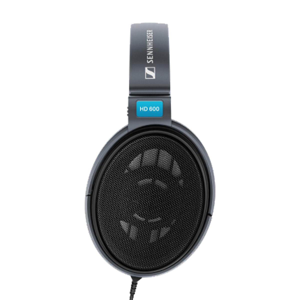 The HD 600 open rear grille and earcup profile.