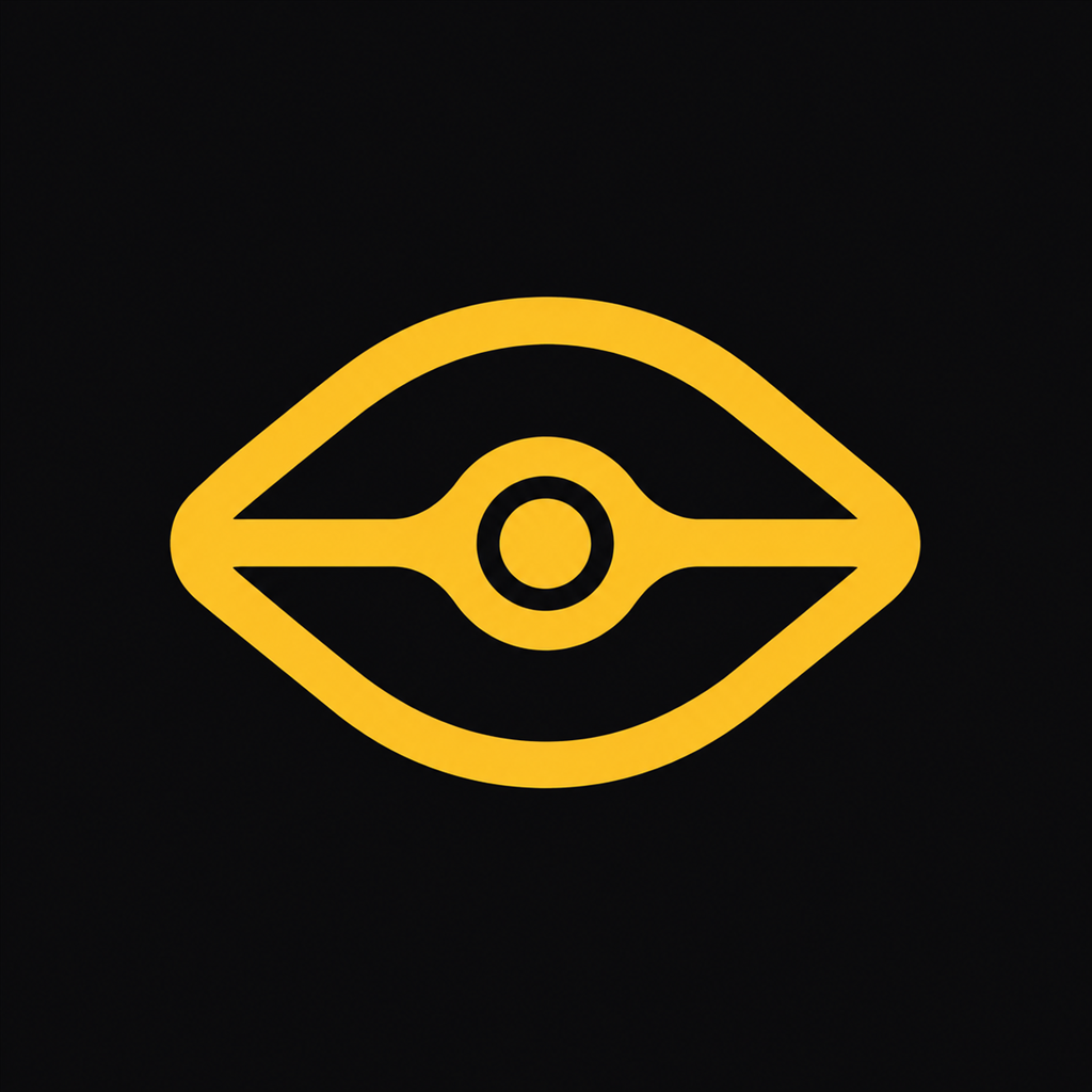 Sightline's gold eye and sightline icon